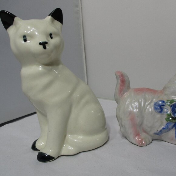 Mixed Lot of 4 Cat Kitten Collectible Figures Figurines - Picture 4 of 8
